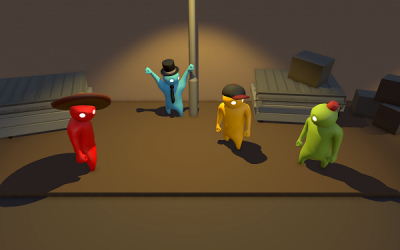 Gang Beasts Online Wrestling скриншот 1