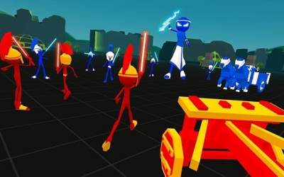 Wars of Star: Stick Warriors [ВЗЛОМ: Много монет / драгоценных камней] скриншот 2