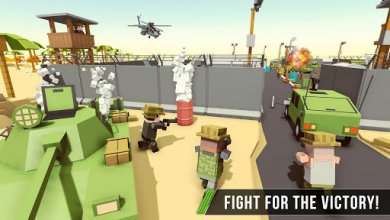 Blocky Army Base:Modern War Critical Action Strike (МОД, оружие) скриншот 1