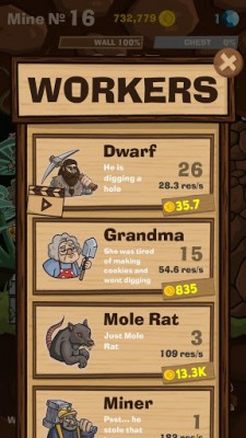 SWIPECRAFT - Idle Mining Game screenshot №6