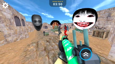 Nextbots In Backrooms: Shooter screen 7