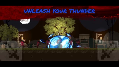 Thunder Samurai Defend Village (ВЗЛОМ Много Денег) screenshot №3