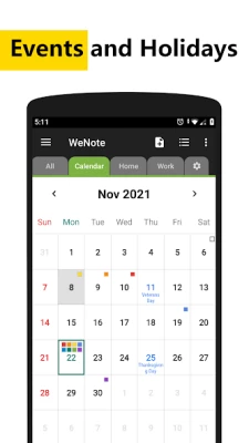 WeNote screen 3