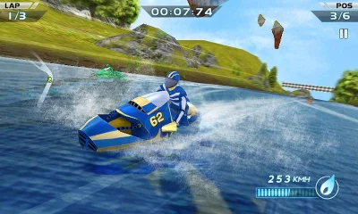 Гонки водных мотоциклов 3D screenshot №6