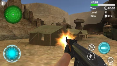 Горные Снайпер Стрельба screenshot №16