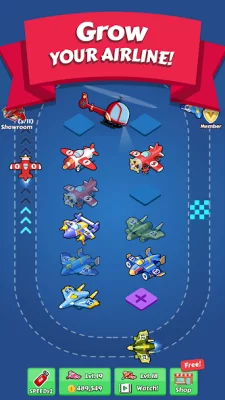 Merge Planes Idle Plane Game screenshot №2