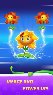 Merge Plants 3D-Garden Defense screenshot №2